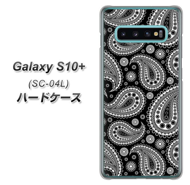 Galaxy S10+ SC-04L docomo 421 ベイズリー ハードケース 背面印刷