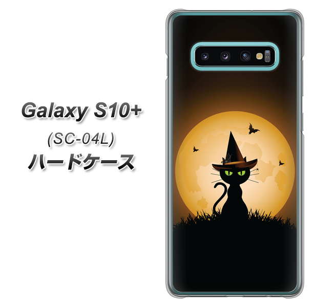 Galaxy S10+ SC-04L docomo 440 猫の魔法使い ハードケース 背面印刷