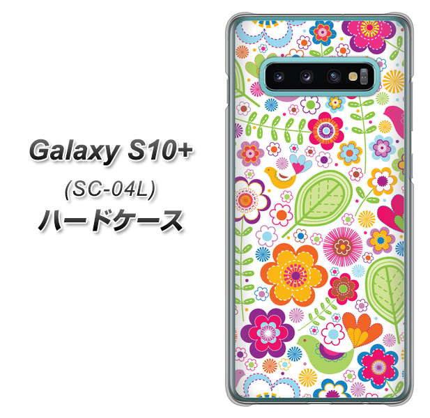 Galaxy S10+ SC-04L docomo 477 幸せな絵 ハードケース 背面印刷