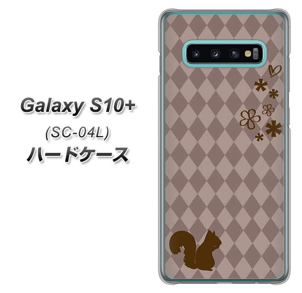 Galaxy S10+ SC-04L docomo 515 リス ハードケース 背面印刷