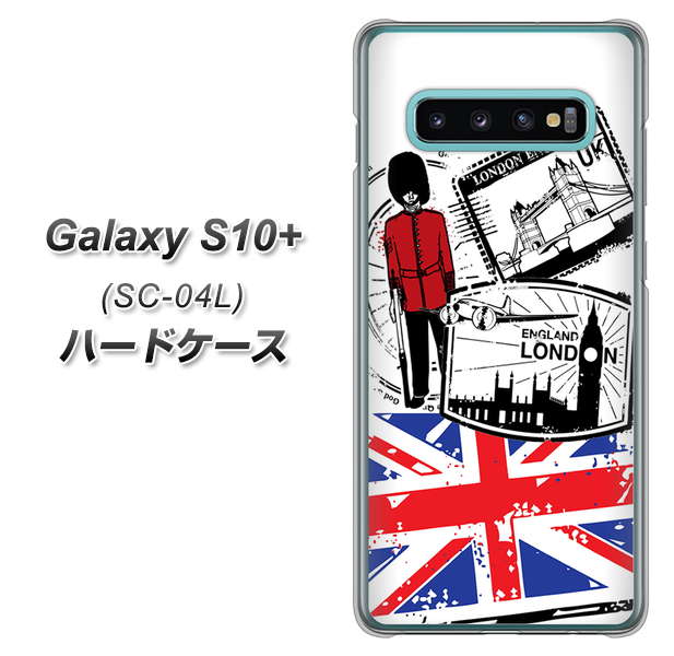 Galaxy S10+ SC-04L docomo 574 ＬＯＮＤＯＮ ハードケース 背面印刷