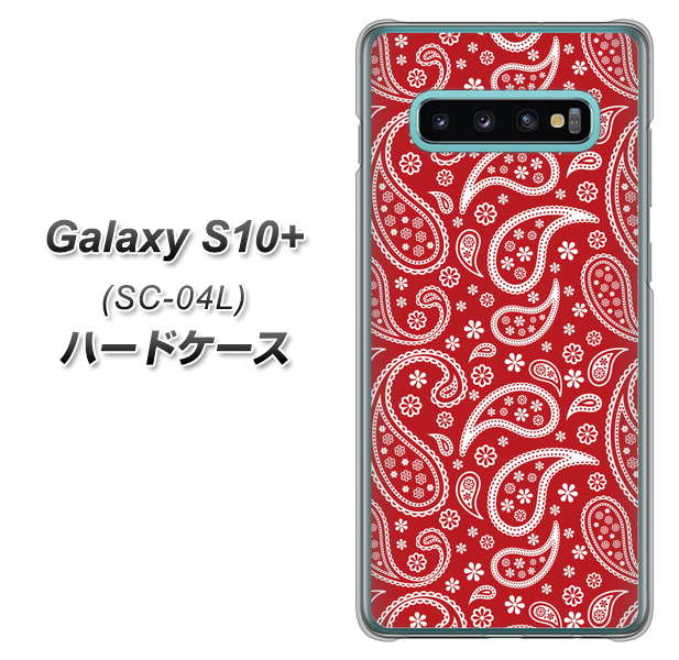 Galaxy S10+ SC-04L docomo 765 ペイズリーエンジ ハードケース 背面印刷