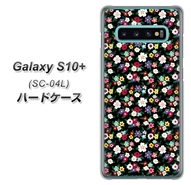 Galaxy S10+ SC-04L docomo 778 マイクロリバティプリントBK ハードケース 背面印刷