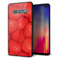 Galaxy S10+ Olympic Games Edition SC-05L docomo 強化ガラス＆TPUスマホケース ガラプリ【444 ストロベリーウォール】