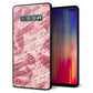 Galaxy S10+ Olympic Games Edition SC-05L docomo 強化ガラス＆TPUスマホケース ガラプリ【SC844 フラワーヴェルニLOVE（ローズヴェルール）】