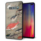 Galaxy S10+ Olympic Games Edition SC-05L docomo 強化ガラス＆TPUスマホケース ガラプリ【TA007 群魚】