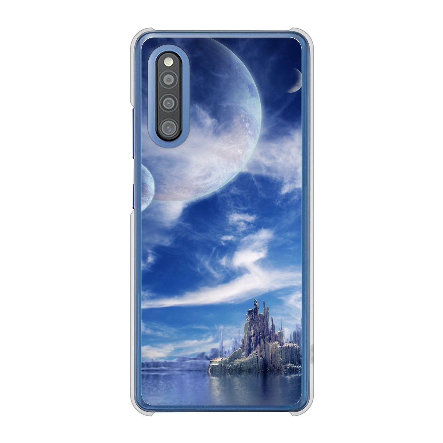 Galaxy A41 SC-41A docomo 高画質仕上げ 背面印刷 ハードケース 【1270 広がる宇宙】