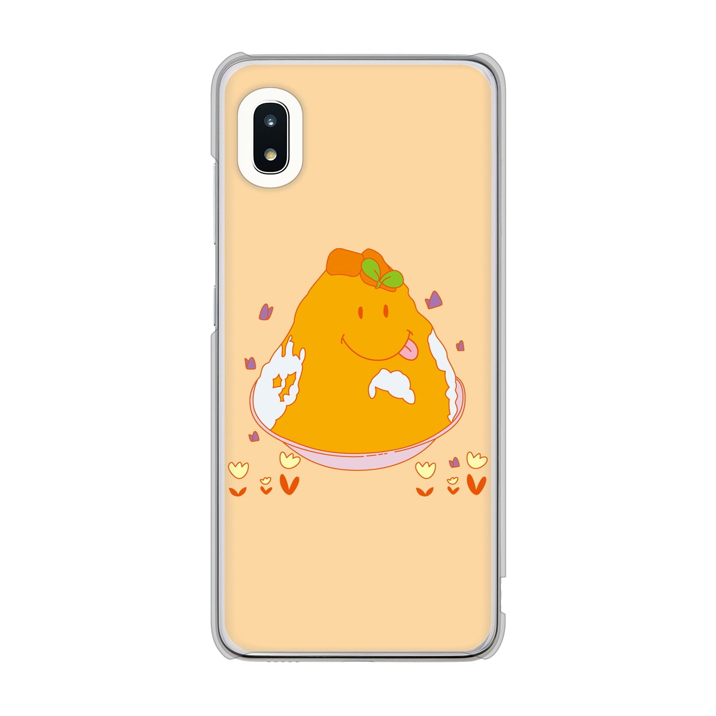 Galaxy A21 SC-42A docomo スイーツイラスト ハードケース 背面印刷