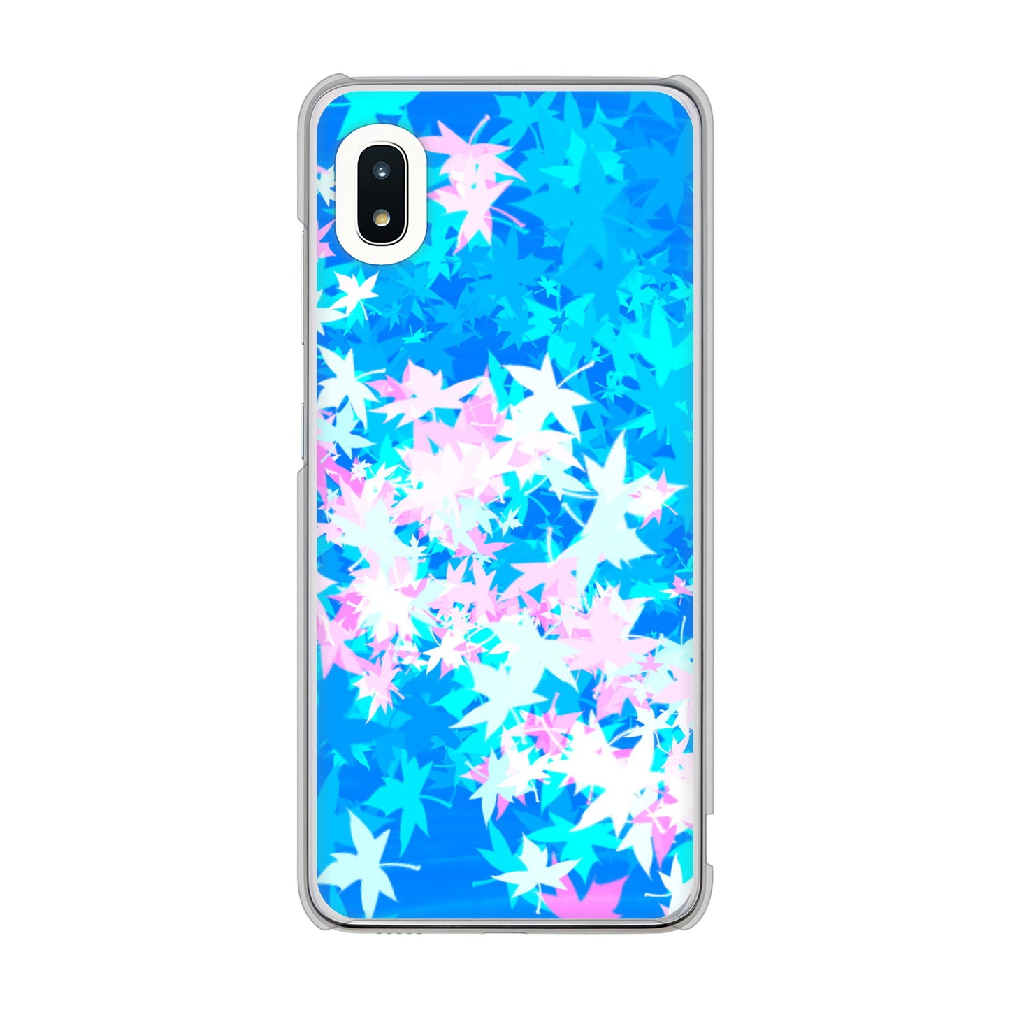 Galaxy A21 SC-42A docomo パステルアート ハードケース 背面印刷