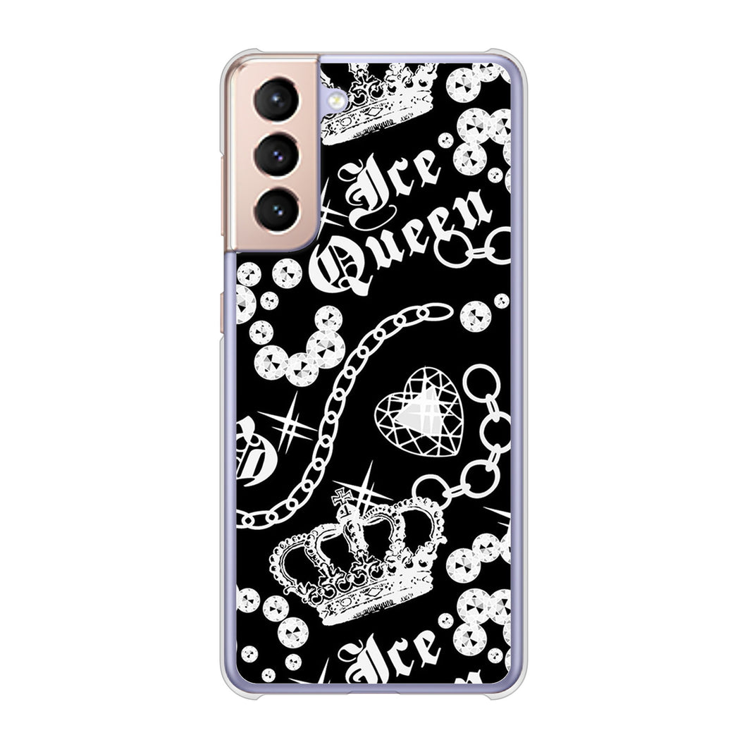 Galaxy S21 5G SC-51B docomo 187 ゴージャス クラウン ハードケース 背面印刷