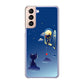 Galaxy S21 5G SC-51B docomo 夜とネコ ハードケース 背面印刷