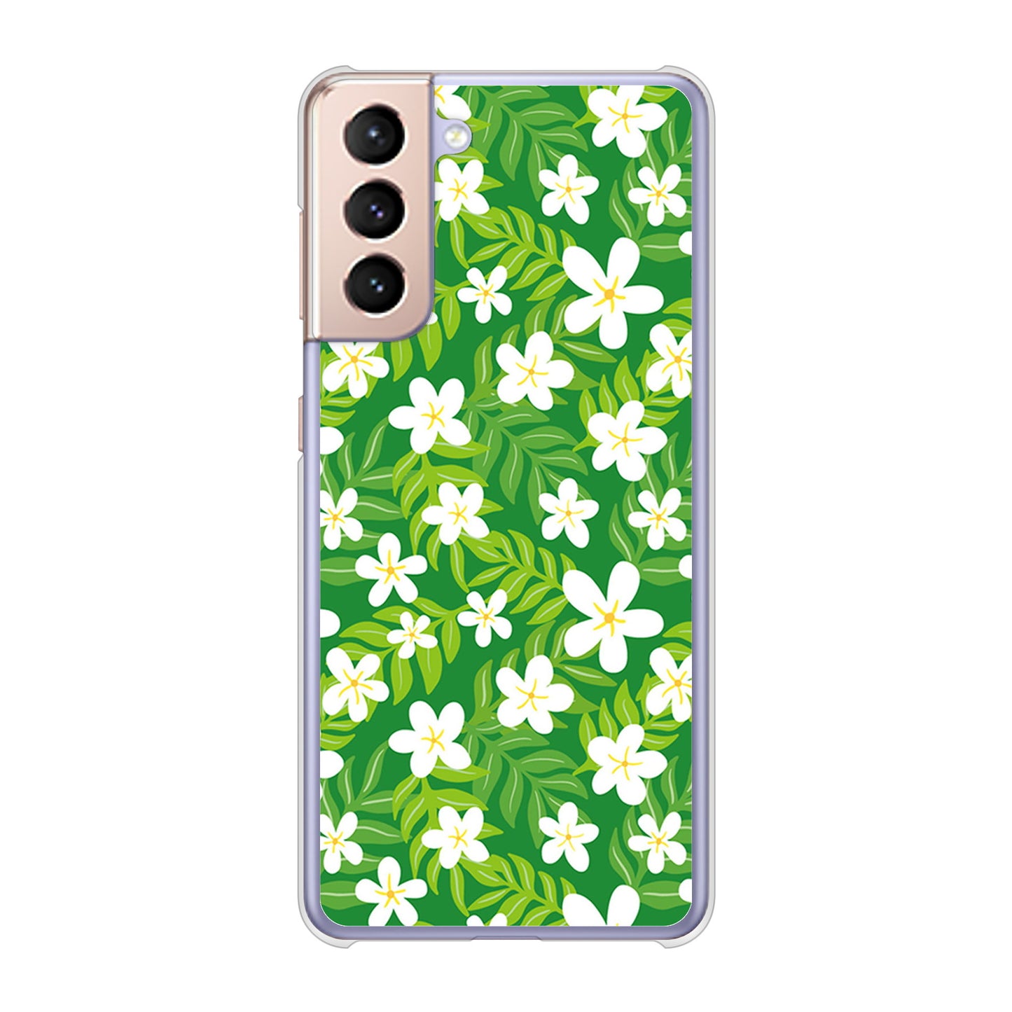 Galaxy S21 5G SC-51B docomo 760 ジャスミンの花畑 ハードケース 背面印刷