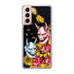 Galaxy S21 5G SC-51B docomo 高画質仕上げ 背面印刷 ハードケース 【1024 般若と牡丹2】