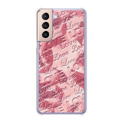 Galaxy S21 5G SC-51B docomo フラワーヴェルニ ハードケース 背面印刷