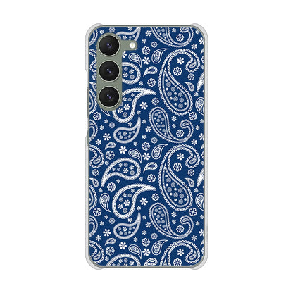 Galaxy S23 SC-51D docomo ペイズリー ハードケース 背面印刷