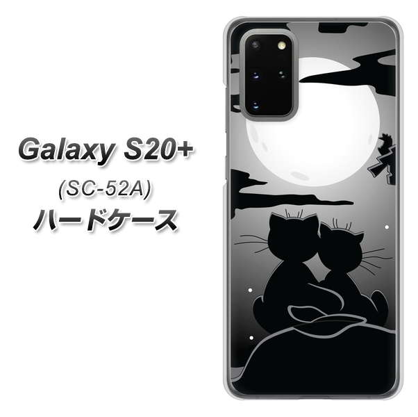 Galaxy S20+ 5G SC-52A docomo 342 月夜の二人 ハードケース 背面印刷