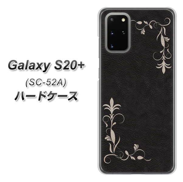 Galaxy S20+ 5G SC-52A docomo EK825 レザー風グラスフレーム ハードケース 背面印刷
