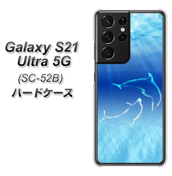 Galaxy S21 Ultra 5G SC-52B docomo 1048 海の守り神イルカ ハードケース 背面印刷