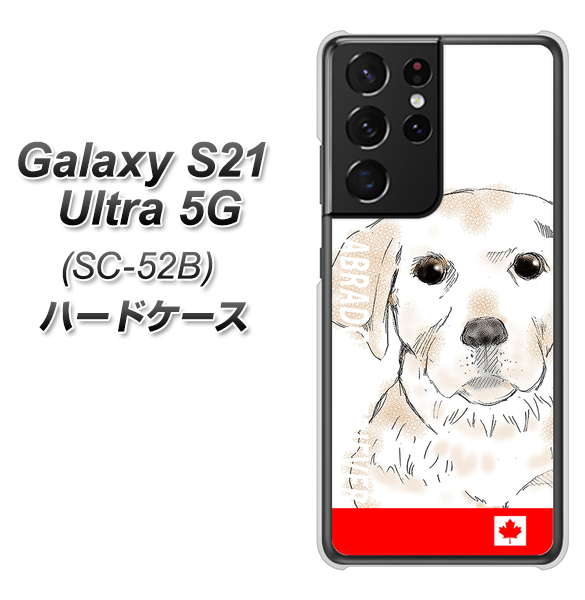 Galaxy S21 Ultra 5G SC-52B docomo YD821 ラブラドールレトリバー02 ハードケース 背面印刷