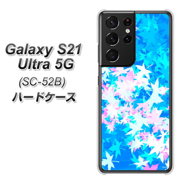Galaxy S21 Ultra 5G SC-52B docomo YJ290 デザインもみじ ハードケース 背面印刷