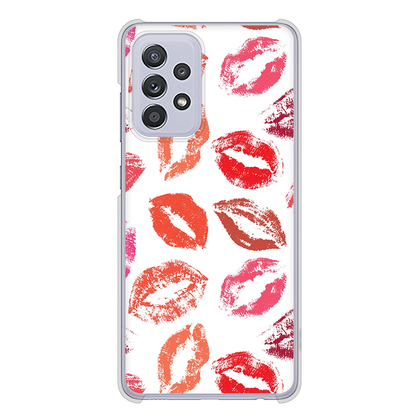 Galaxy A52 5G SC-53B 734 キスkissキス ハードケース 背面印刷