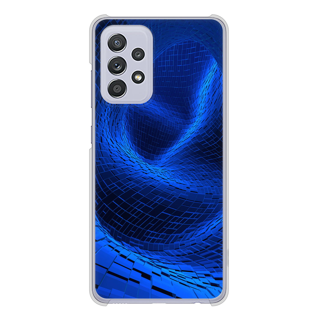 Galaxy A52 5G SC-53B 1302 ワープブルー ハードケース 背面印刷