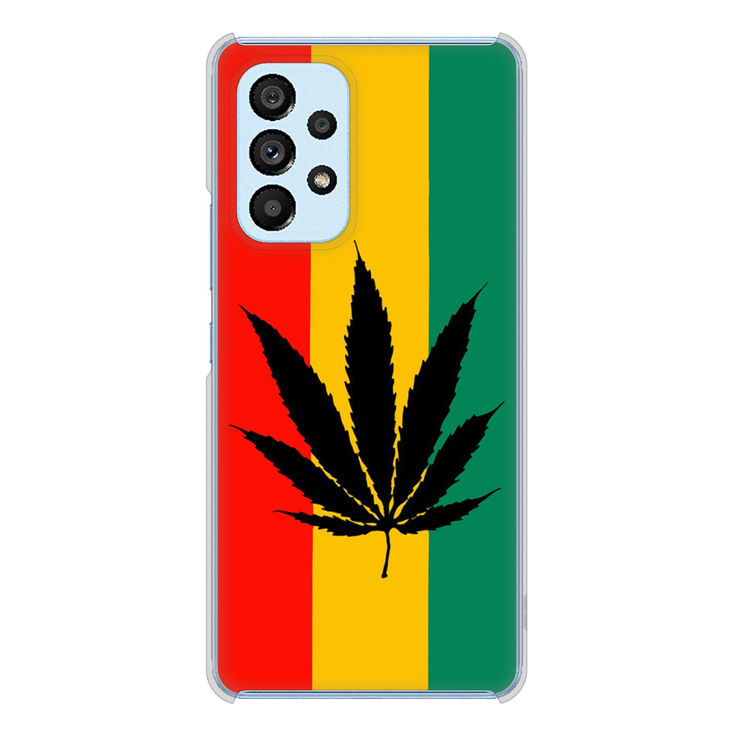 Galaxy A53 5G SC-53C docomo 083 大麻ラスタカラー ハードケース 背面印刷