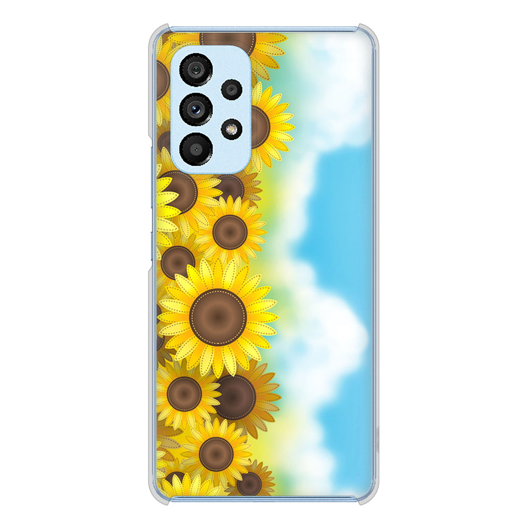 Galaxy A53 5G SC-53C docomo 148 ひまわり畑 ハードケース 背面印刷