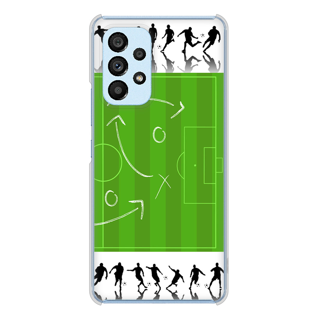 Galaxy A53 5G SC-53C docomo 304 サッカー戦略ボード ハードケース 背面印刷