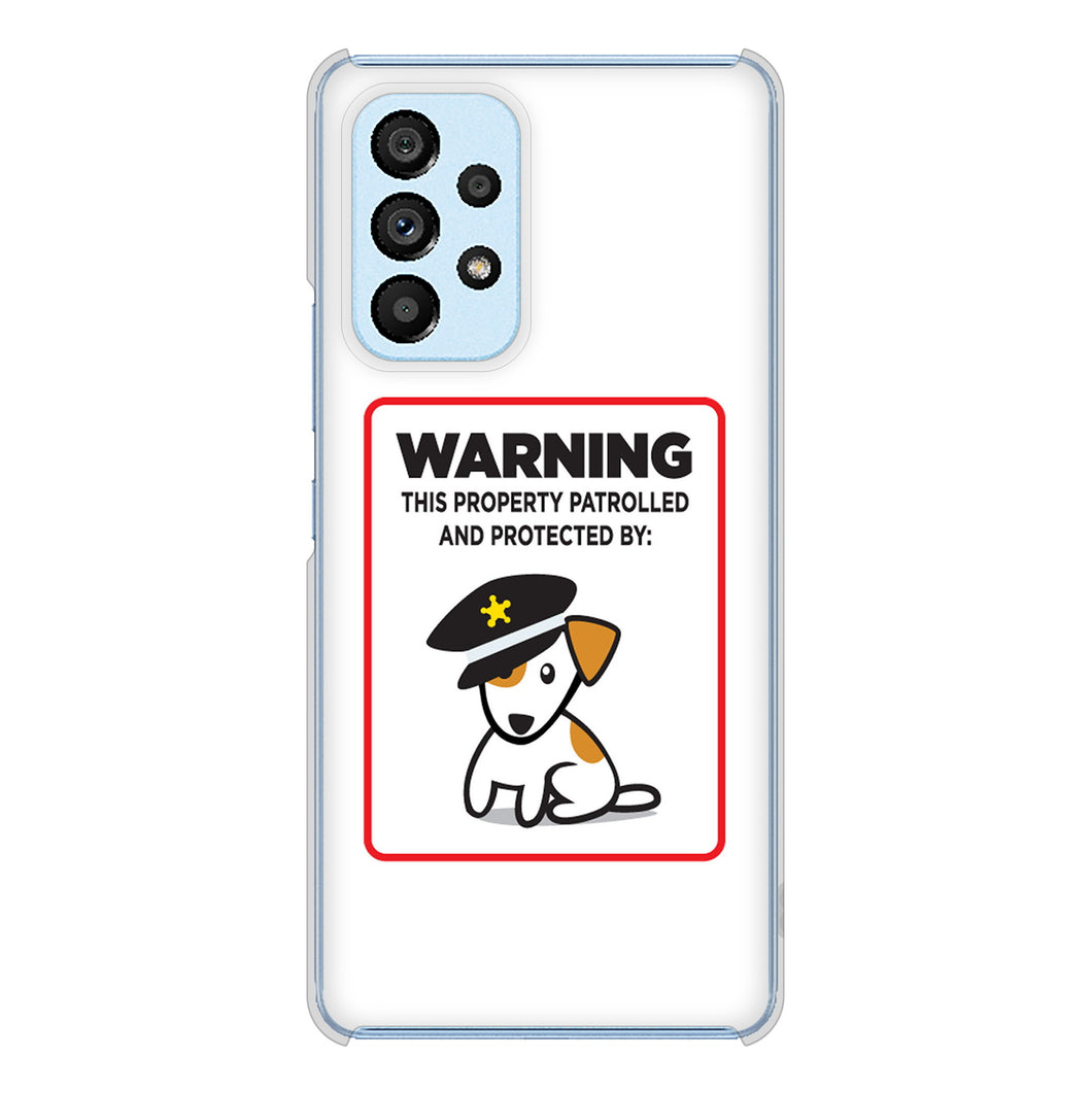 Galaxy A53 5G SC-53C docomo 374 猛犬注意 ハードケース 背面印刷