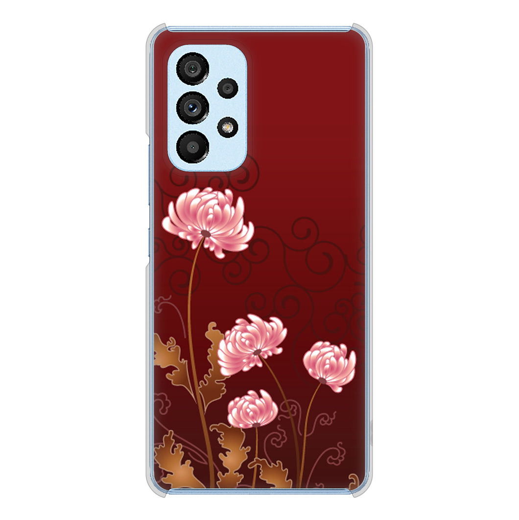 Galaxy A53 5G SC-53C docomo 375 優美な菊 ハードケース 背面印刷