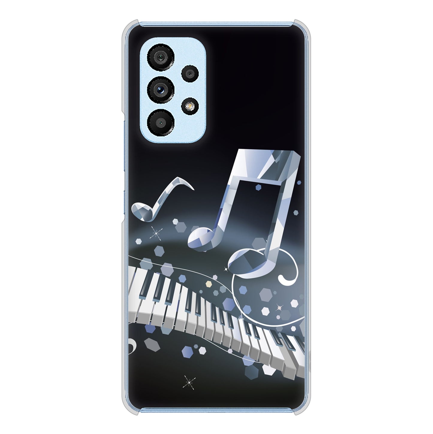 Galaxy A53 5G SC-53C docomo 音符 ハードケース 背面印刷