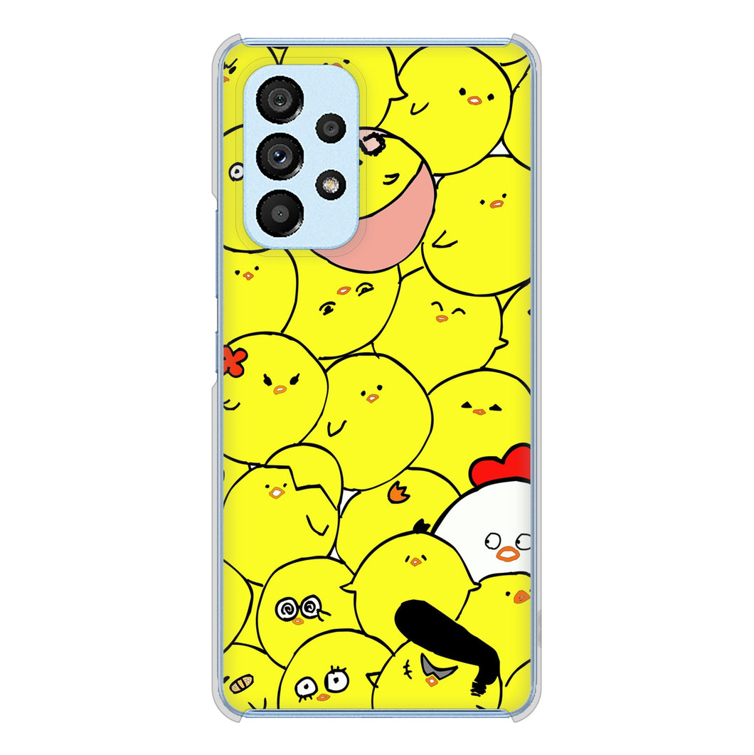 Galaxy A53 5G SC-53C docomo 1031 ピヨピヨ ハードケース 背面印刷