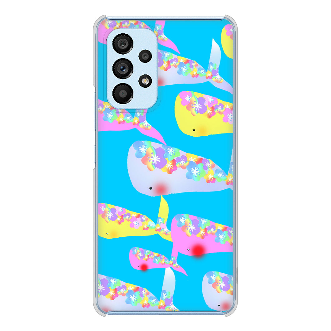Galaxy A53 5G SC-53C docomo 1045 くじらの仲間 ハードケース 背面印刷