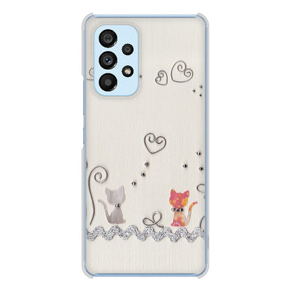 Galaxy A53 5G SC-53C docomo クラフト写真ネコ ハードケース 背面印刷