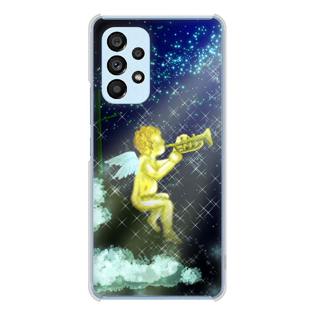 Galaxy A53 5G SC-53C docomo 1248 天使の演奏 ハードケース 背面印刷