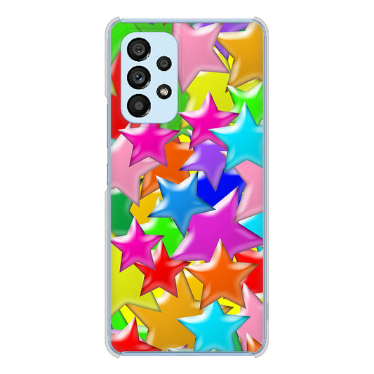 Galaxy A53 5G SC-53C docomo 1293 ランダムスター ハードケース 背面印刷