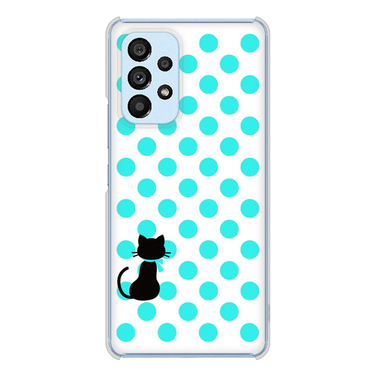 Galaxy A53 5G SC-53C docomo ネコとシンプルミルキー ハードケース 背面印刷