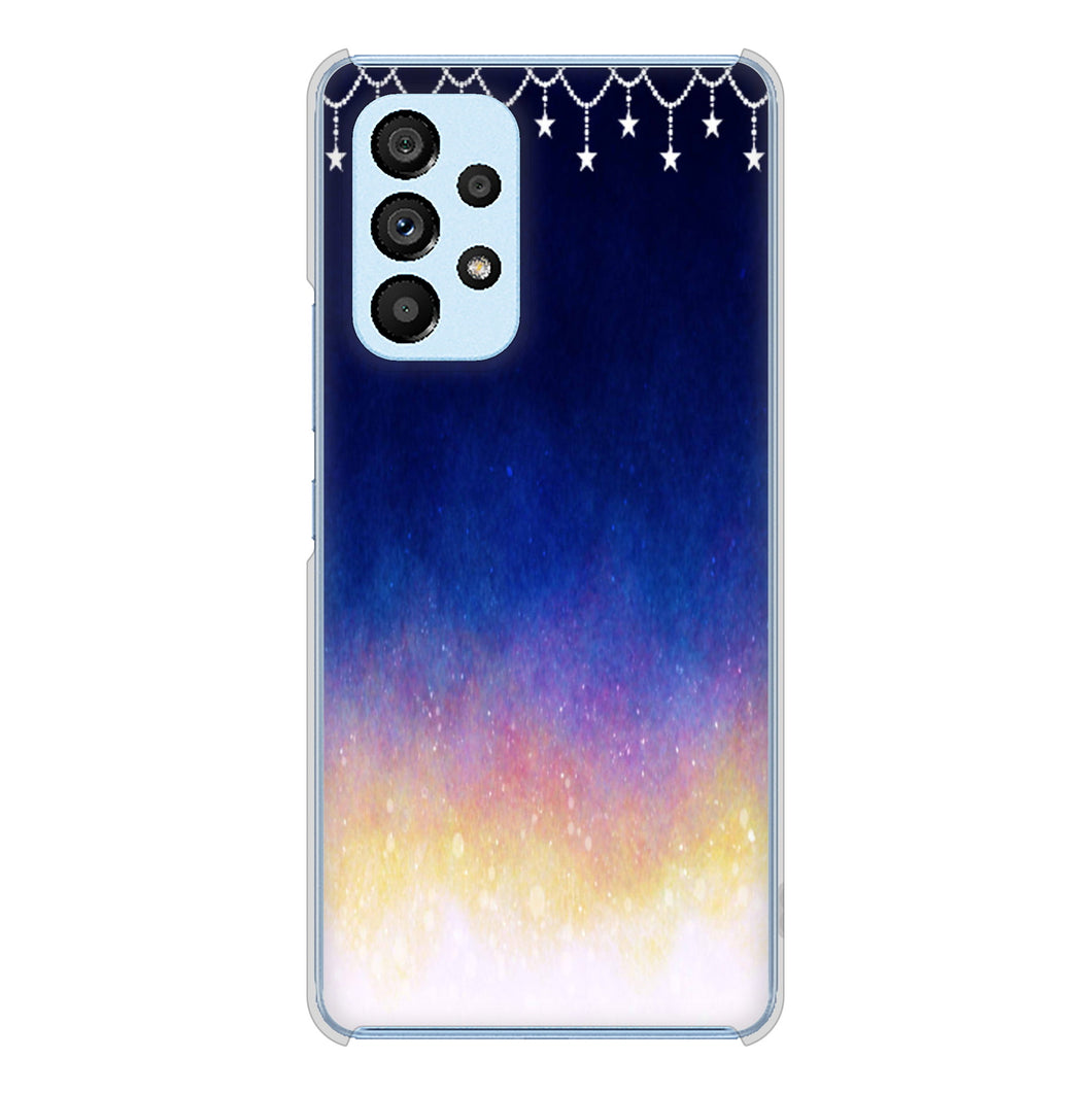 Galaxy A53 5G SC-53C docomo MI803 冬の夜空 ハードケース 背面印刷
