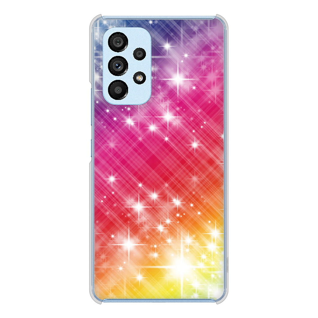 Galaxy A53 5G SC-53C docomo VA872 レインボーフレーム ハードケース 背面印刷