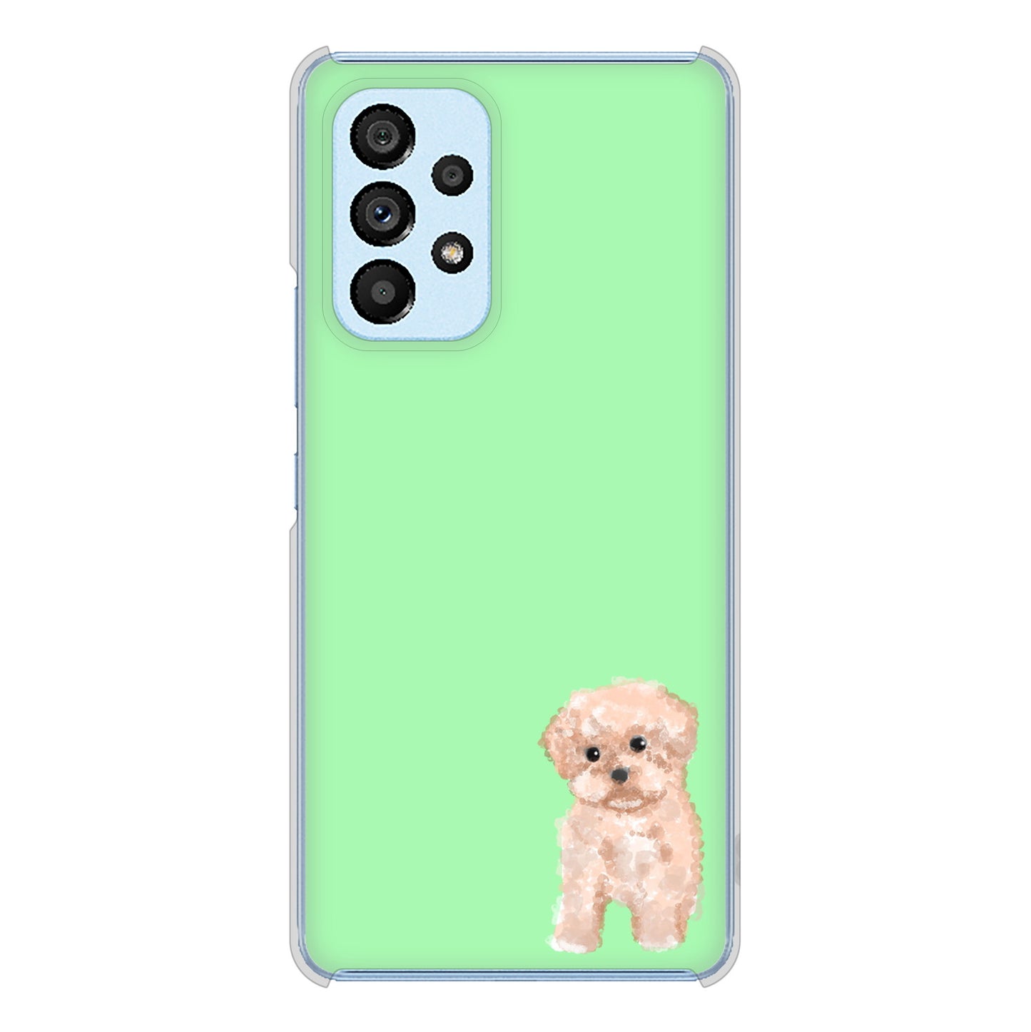 Galaxy A53 5G SC-53C docomo トイプードルアプリコット ハードケース 背面印刷