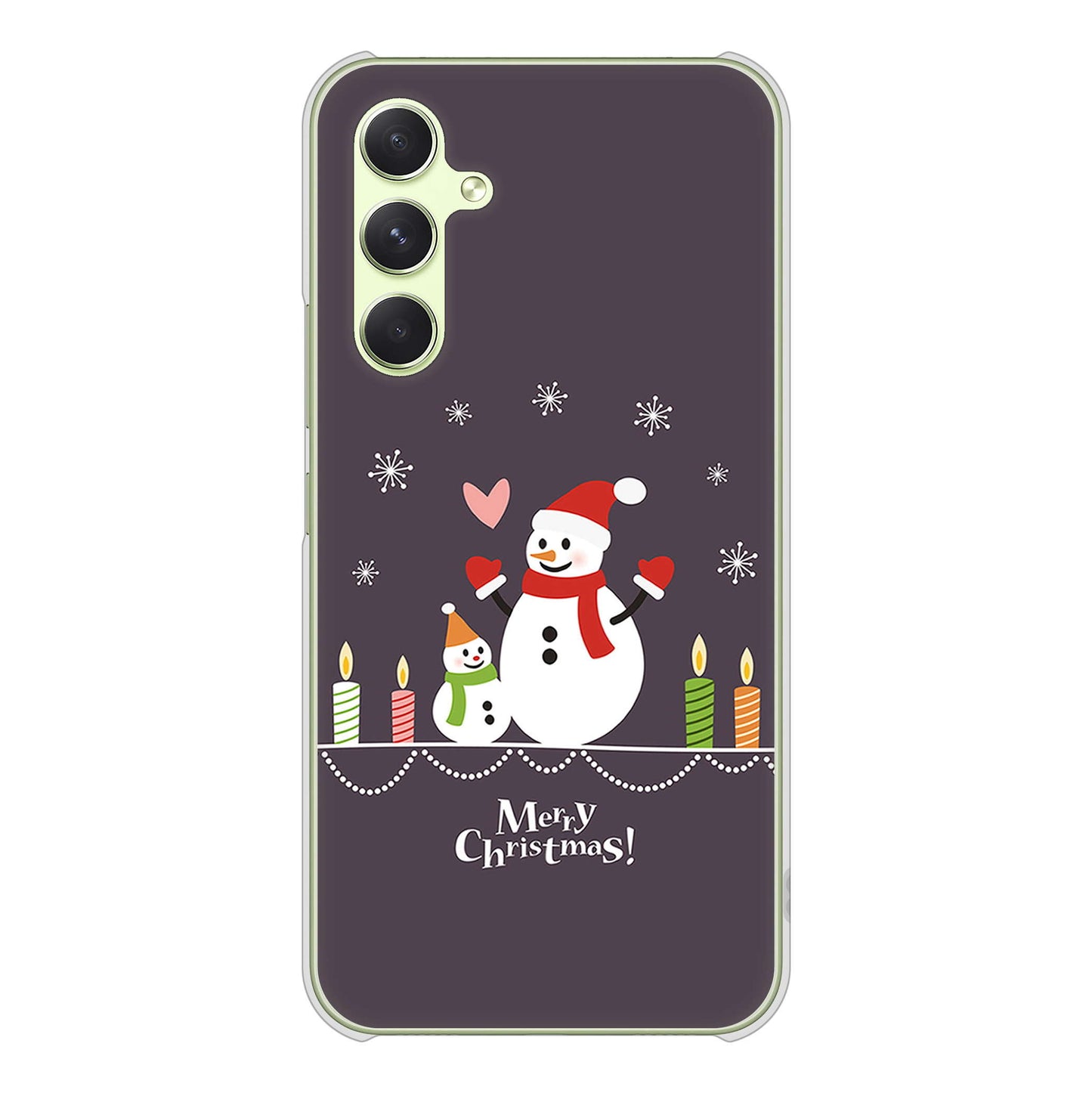 Galaxy A54 5G SC-53D docomo 高画質仕上げ 背面印刷 ハードケースクリスマス