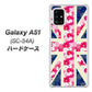 docomo ギャラクシーA51 SC-54A 高画質仕上げ 背面印刷 ハードケース【EK894 ユニオンジャックフラワー】