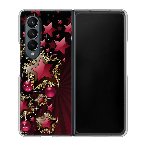 Galaxy Z Fold4 SC-55C docomo 434 星の壁 ハードケース 背面印刷