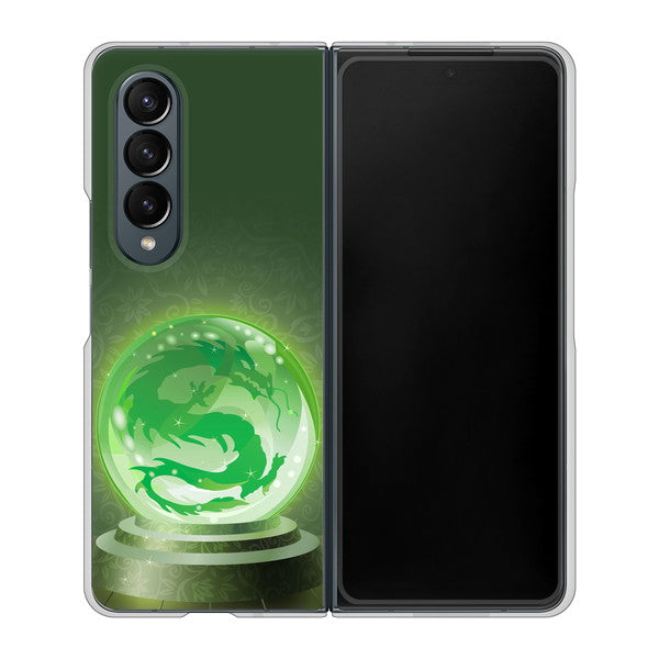 Galaxy Z Fold4 SC-55C docomo 439 水晶に浮かぶ龍 ハードケース 背面印刷