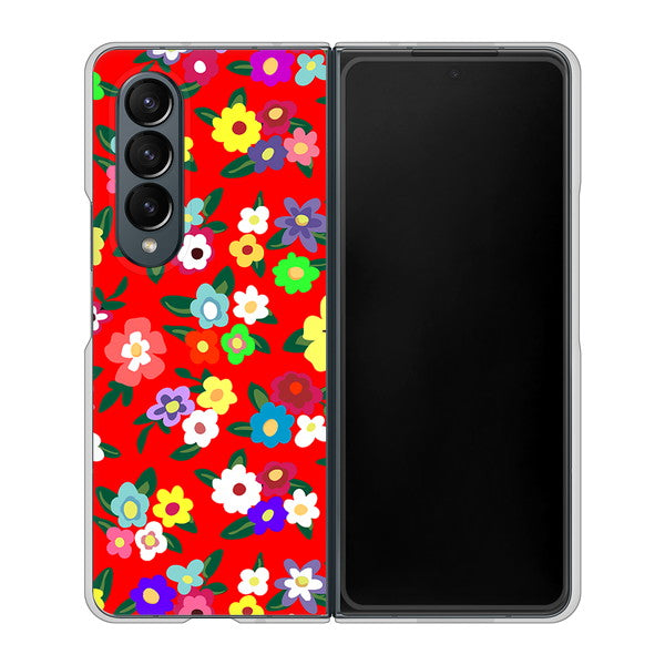 Galaxy Z Fold4 SC-55C docomo 780 リバティプリントRD ハードケース 背面印刷