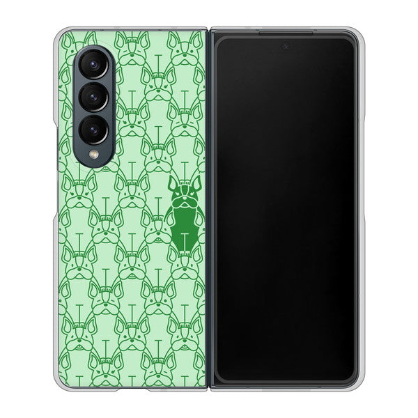 Galaxy Z Fold4 SC-55C docomo MA916 パターン ドッグ ハードケース 背面印刷