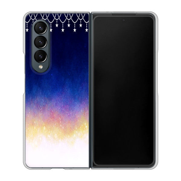 Galaxy Z Fold4 SC-55C docomo MI803 冬の夜空 ハードケース 背面印刷