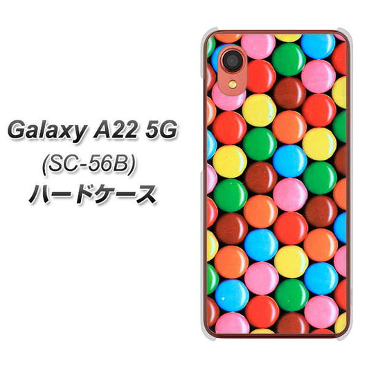 Galaxy A22 5G SC-56B docomo 448 マーブルチョコ ハードケース 背面印刷