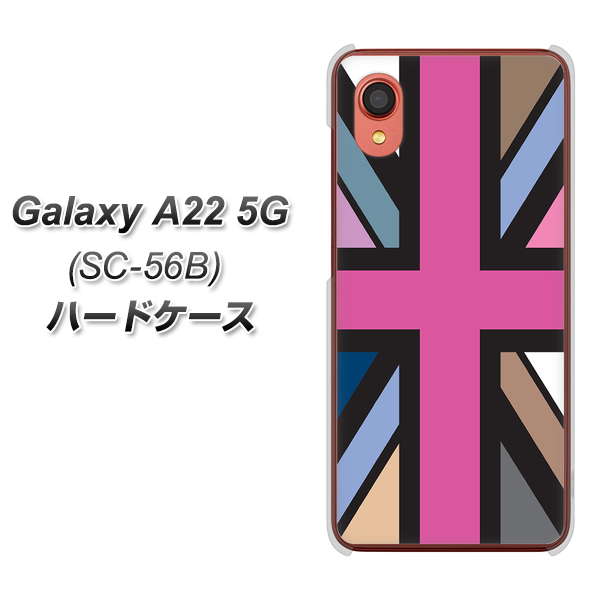 Galaxy A22 5G SC-56B docomo 507 ユニオンジャック デスカラー ハードケース 背面印刷